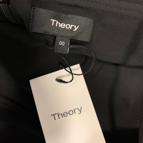 Theory Off the shoulder admiral crepe black ju - Picture 10 of 16